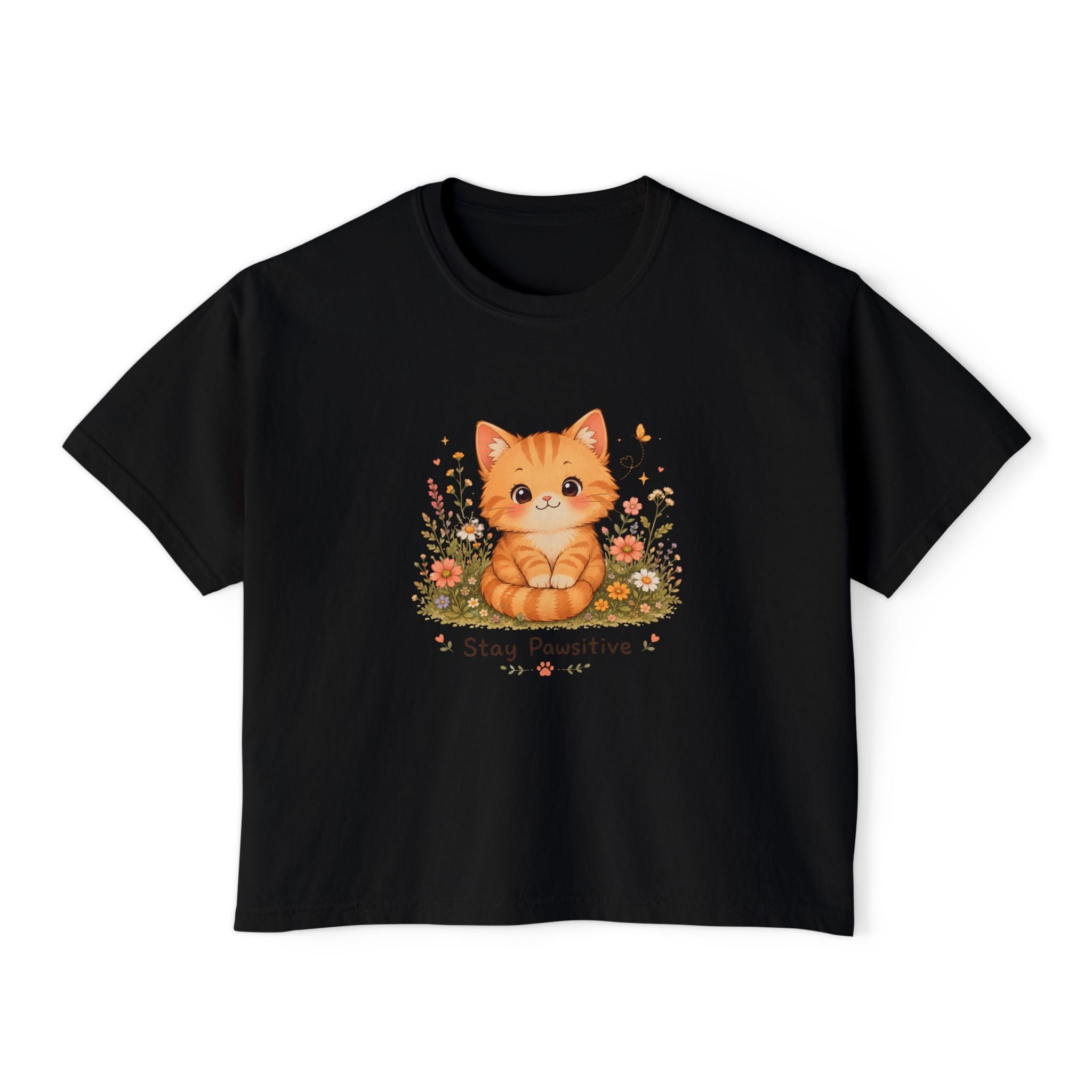 Cute Cat Baggy Shirt for Unisex 🐾