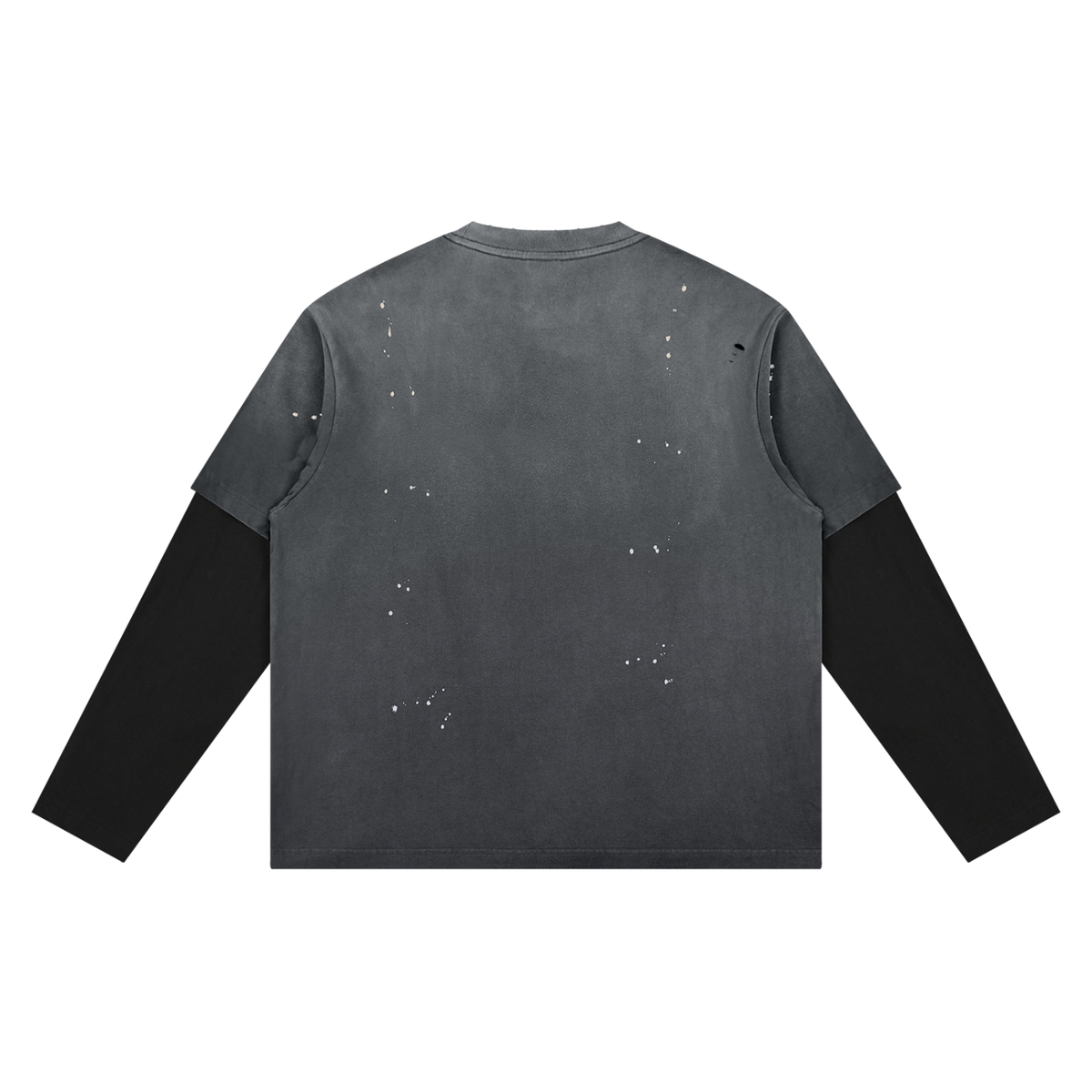 Spider Sticker Distressed Layer Cotton Tee