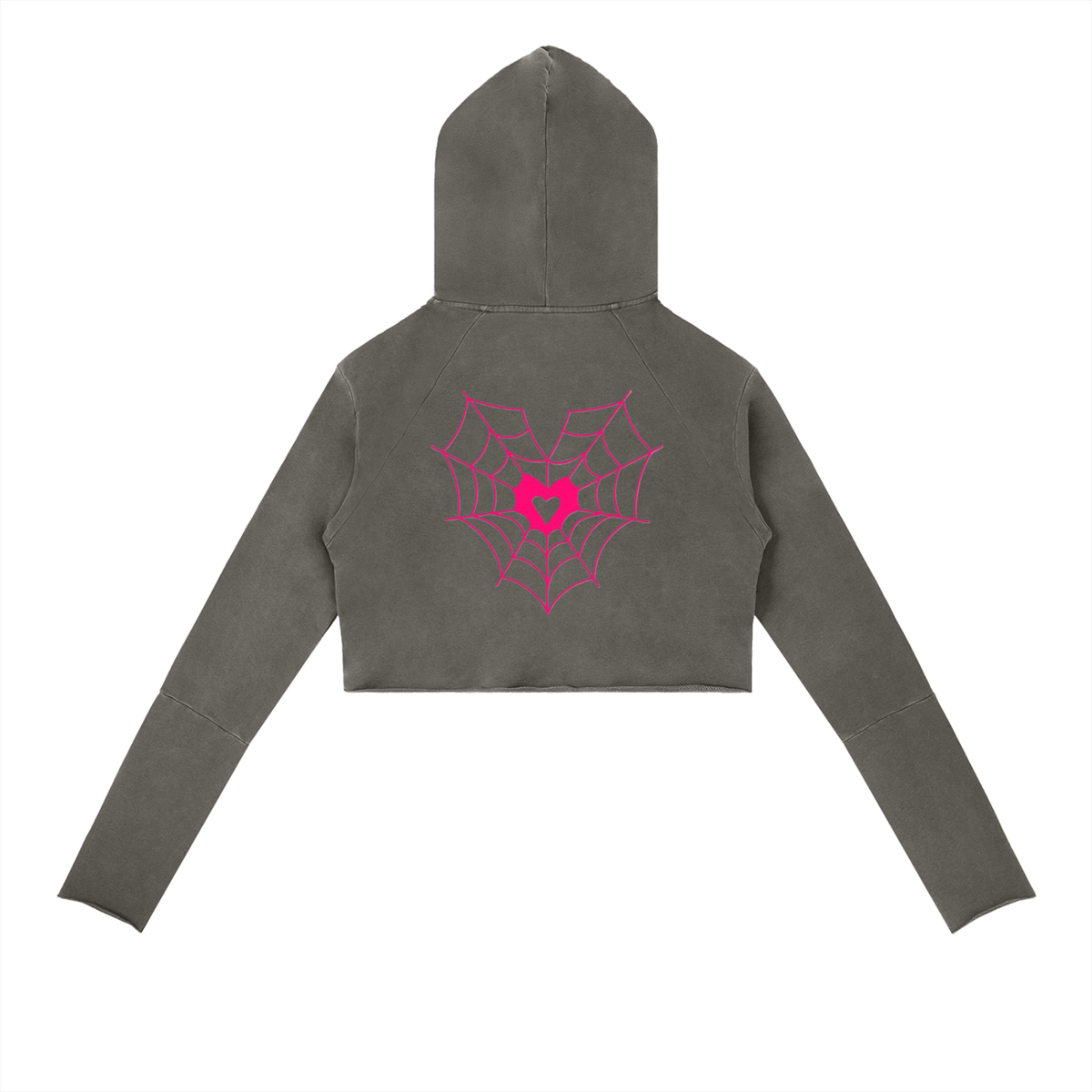 Pink Spider Web  Hoodie