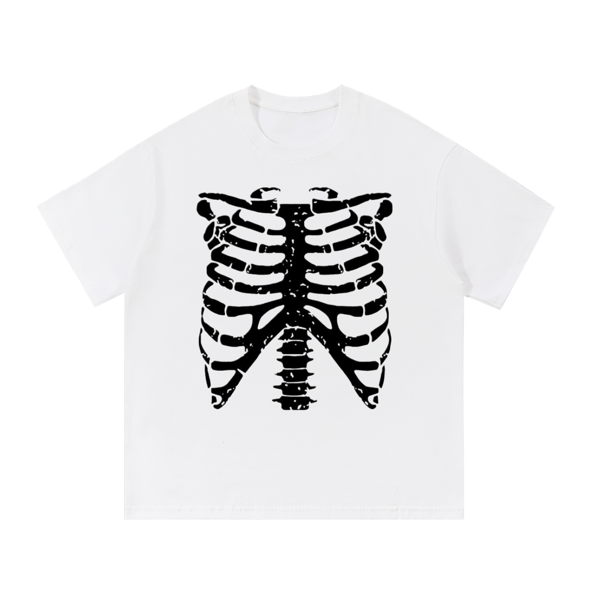 Skeleton Cotton Tee For unisex