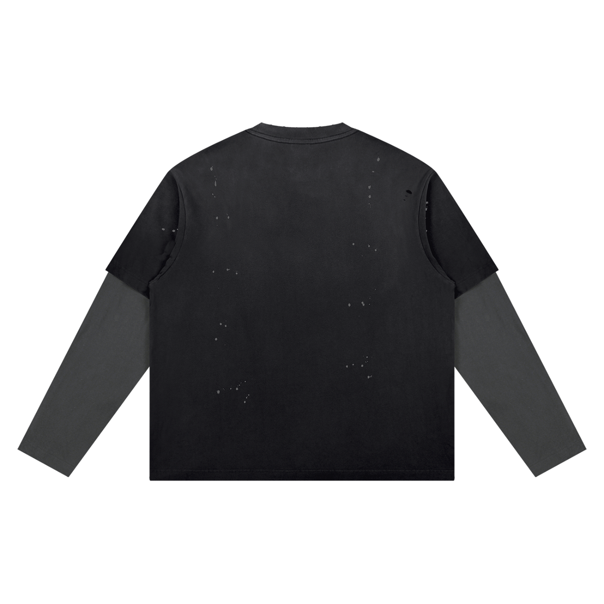 Spider Sticker Distressed Layer Cotton Tee