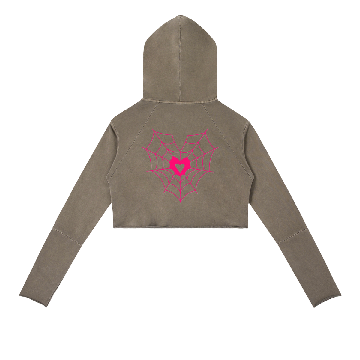 Pink Spider Web  Hoodie