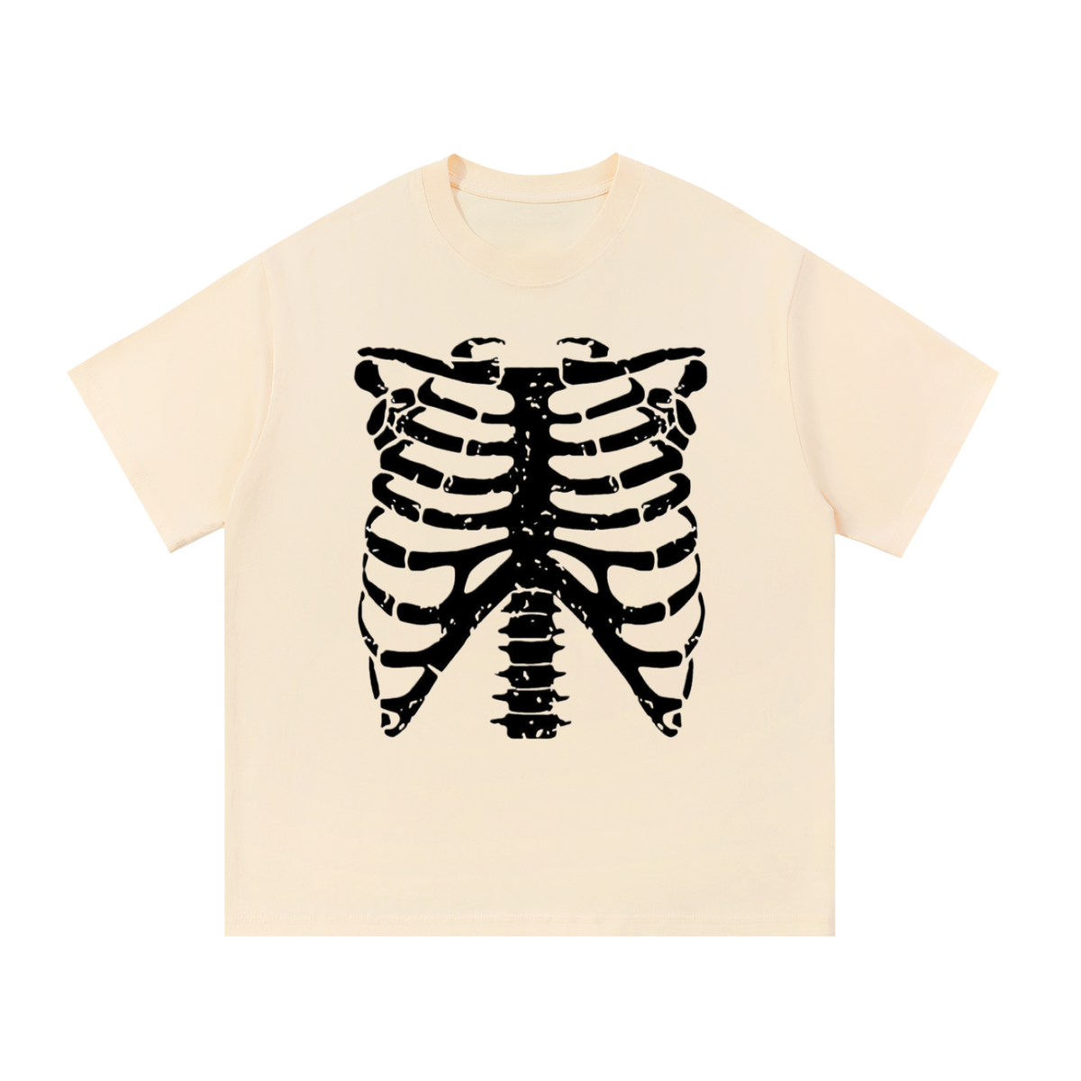 Skeleton Cotton Tee For unisex