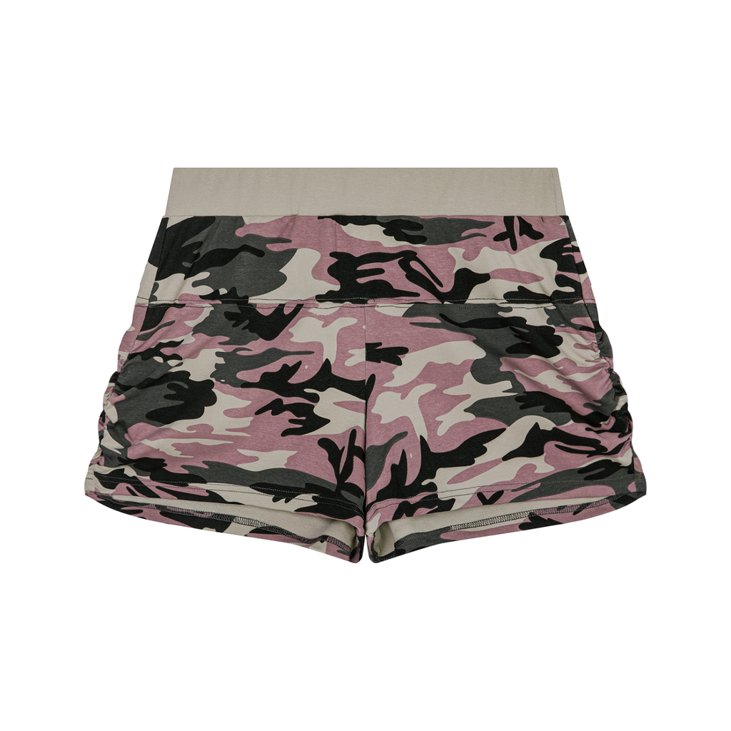 Camo Cotton Cropped Top+ Short