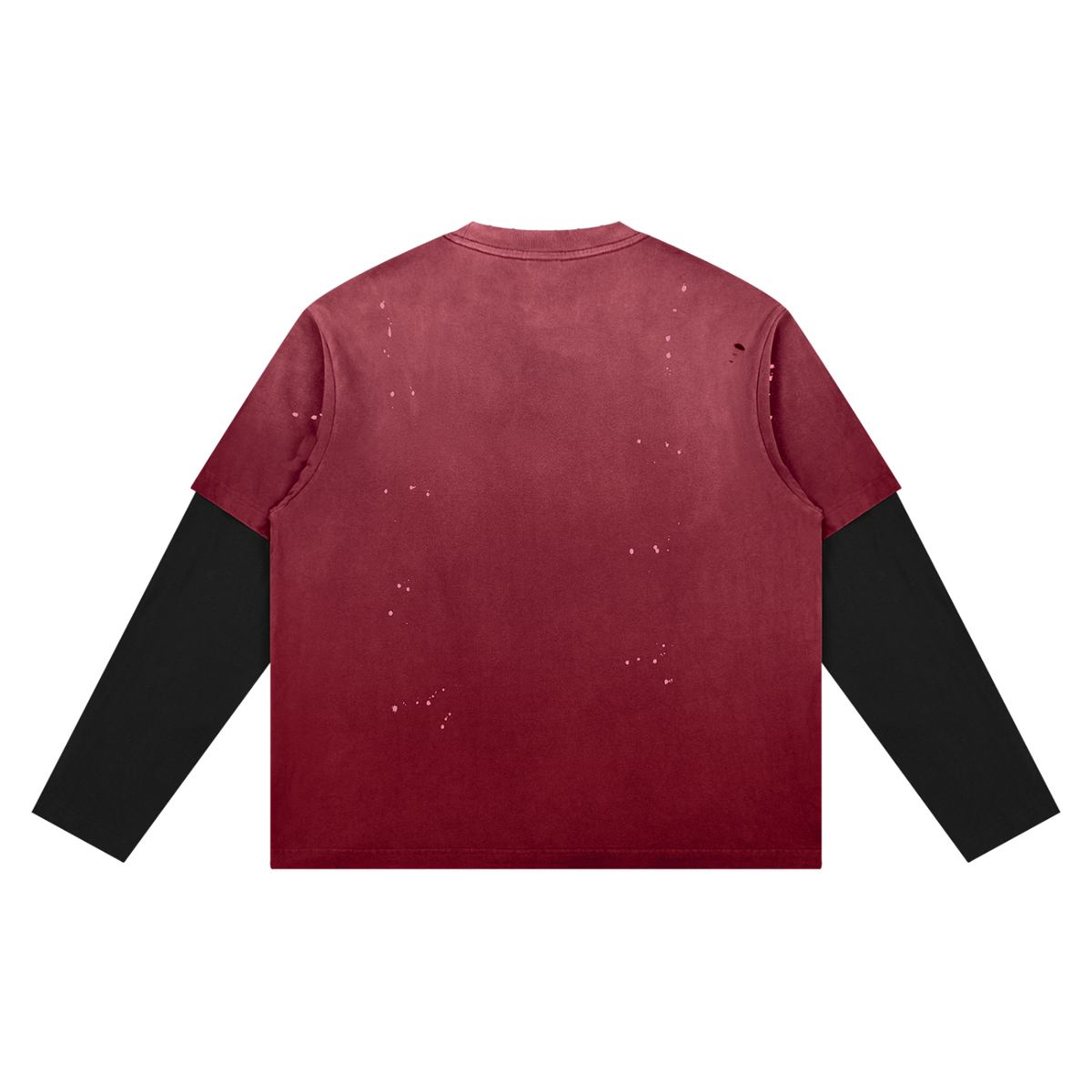 Spider Sticker Distressed Layer Cotton Tee