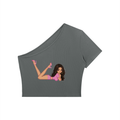 Pixel Doll Shoulder Crop Top